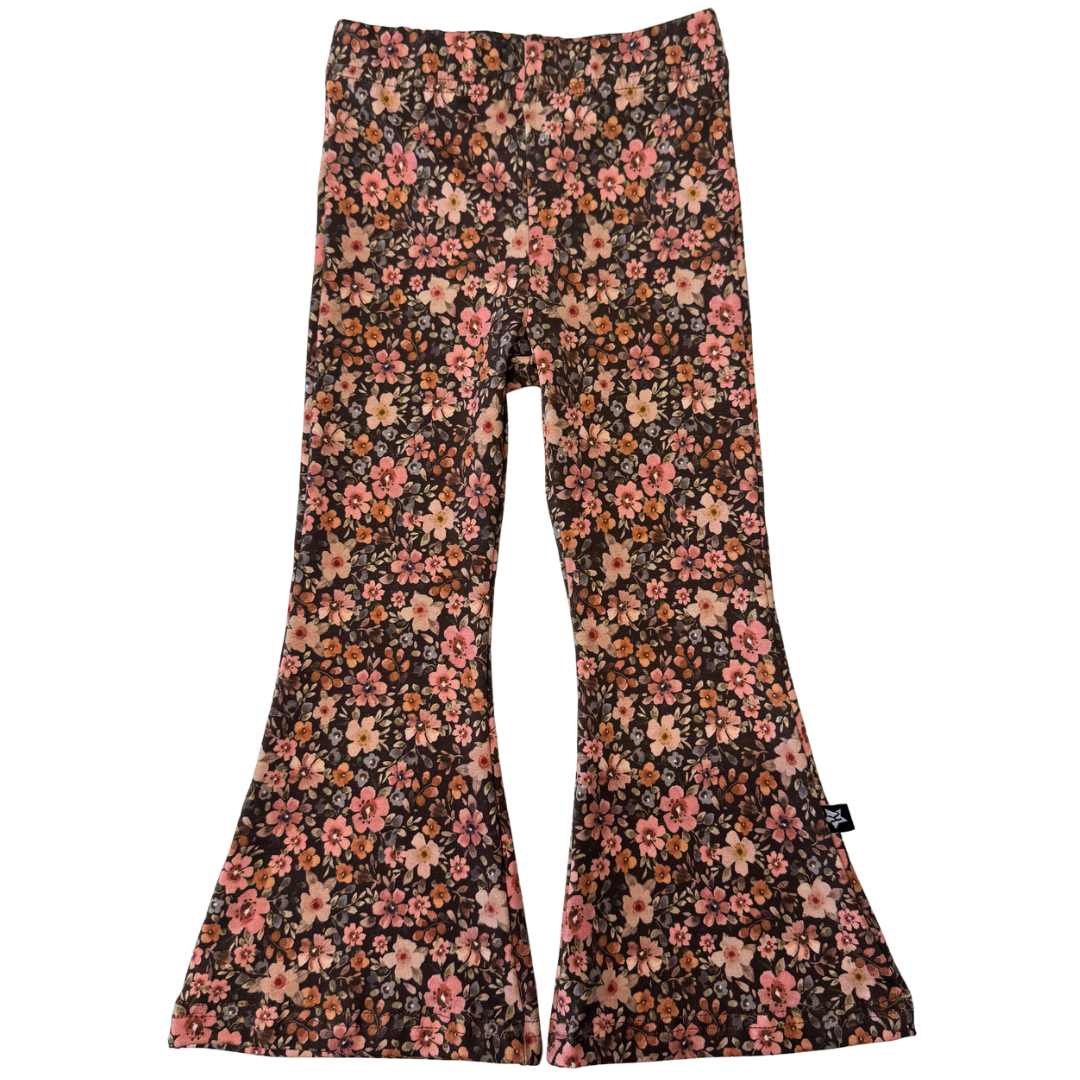 Kids Flared of Legging | Flowers autumn