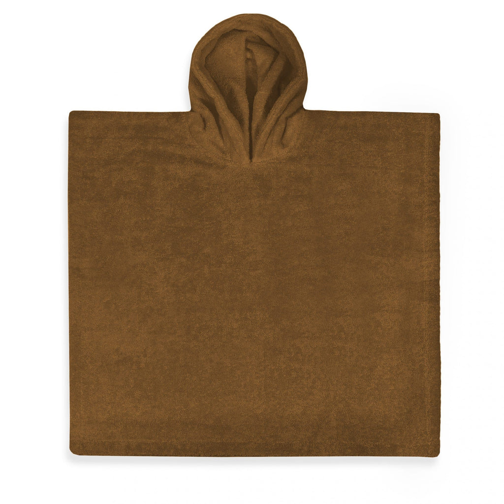 Badstof poncho met naam
